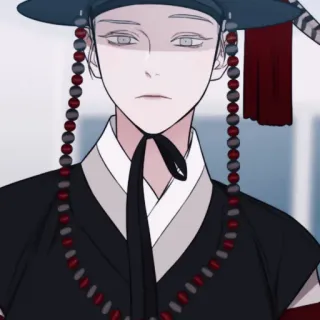 🎐 5231a44d 男人, 传统, 帽子, 服装, 亚洲, 韩国, 历史, 人物 telegram sticker