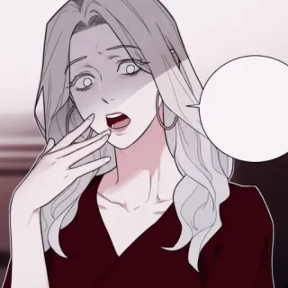 🩺 944a1f36 女人, 震惊, 害怕, 惊讶, 表情, 插图, 女性 telegram sticker