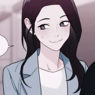 🌨 b8cf4a6b 女人, 角色, 微笑, 艺术 telegram sticker