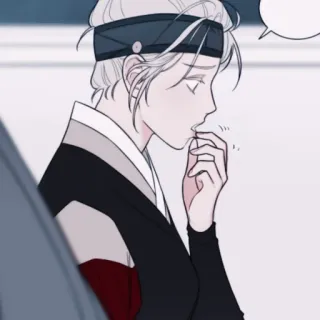 🎐 f1485c54 人物, 传统服饰, 韩语, 韩服, 动漫, 漫画, 角色, 传统 telegram sticker