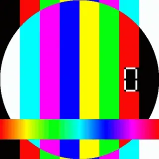 🌟 f9069ba9 彩条, 测试图, 电视, SMPTE彩条, 技术, 复古, 模拟, 信号 telegram sticker