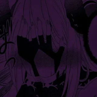 🖤 415e9704 おっ Anime, Manga, Japonés, Oscuro, Mujer, Chica, Rostro oculto whatsapp sticker