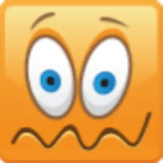 🤐 88c9700d emoji, expressão, preocupado, desenho animado, rosto, adesivo telegram sticker