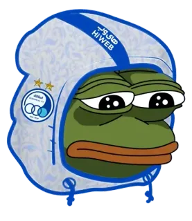 ⚽️ 503ff7a9 Pepe the Frog Hi WEB pepe, frog, meme, internet meme, cartoon, sticker telegram sticker