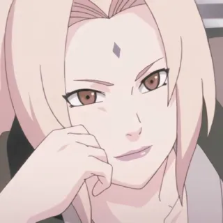 🙂 35c0f28c Tsunade Naruto Anime, Mujer, Ninja, Ninjutsu médico, Hokage whatsapp sticker