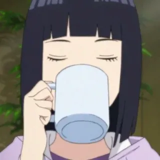 ☕️ b499f959 Hinata Hyuga Naruto Anime, Té, Lindo, Calma, Hinata whatsapp sticker