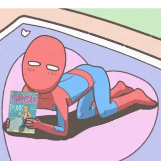 😏 0322e5a1 GUGU PUNK Cartone animato, Divertente, Fumetto, Parodia, Supereroe whatsapp sticker