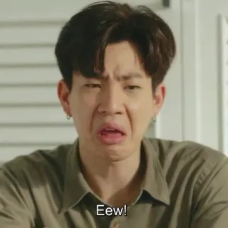 🤢 503267c4 Eew! expresión, asco, puaj, reacción, cara, meme telegram sticker