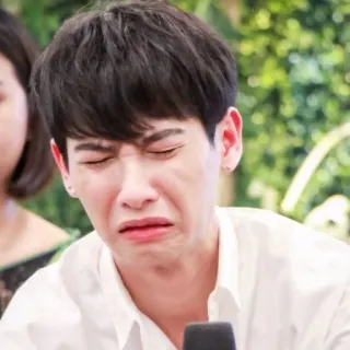 🤮 6abffdfc triste, llorando, molesto, emocional, angustiado, hombre, cara telegram sticker