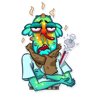 Office Plankton telegram stickers