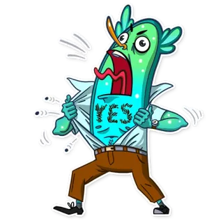 ✅ a6b3ed42 YES 卡通, 角色, 怪物, 搞笑, 幽默 telegram sticker