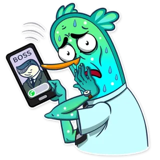 Office Plankton telegram stickers