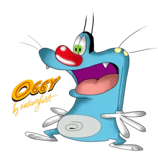 oggy & cockroaches telegram stickers