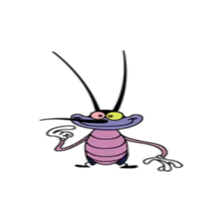 😀 6b1d5de5 Oggy Oggy and the Cockroaches Мультфильм, Кот, Анимация, Смешной, Огги, Таракан whatsapp sticker