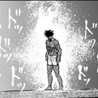 ⚫️ 400d03d8 ドッ Anime, Manga, Fighter, Umięśniony, Moc, Energia telegram sticker