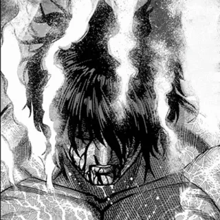 ⚫️ 79566fee Anime, Manga, Rozpacz, Krzyk, Eksplozja, Wściekłość telegram sticker