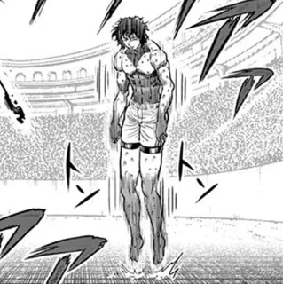 ⚫️ 805e3b11 walka, anime, sztuki walki, manga, wojownik, bitwa telegram sticker