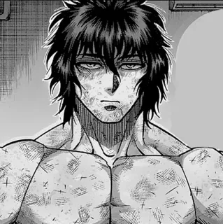 ⚫️ fb373934 Manga, Bojownik, Pot, Anime, Mięśnie, Siniaki telegram sticker