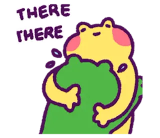 ❤️ bbb3f1dc THERE
THERE frog, hug, cute, comfort, friendship telegram sticker