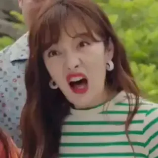 🤯 477b44ba 女人, 尖叫, 表情, 脸, 人, 情绪 telegram sticker