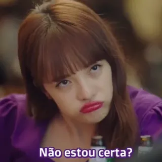 🤨 8954f118 Não estou certa? 女人, 韩剧, 表情, 不确定, 怀疑, 不确定 telegram sticker