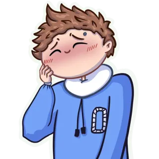 ☺️ 79e16f63 anak laki-laki, kartun, imut, ilustrasi, stiker whatsapp sticker