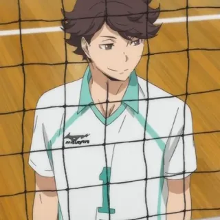 💗 56bf72c3 Oikawa Tooru Haikyuu!! Аниме, Haikyuu, Ойкава, Тоору, Волейбол whatsapp sticker