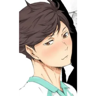 ☺️ 126c4e41 Tooru Oikawa Haikyuu!! Аниме, Haikyuu, Тоору Ойкава, Ойкава, Волейбол, Связующий whatsapp sticker