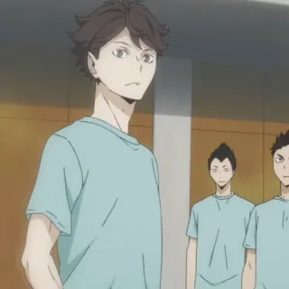 😶 3e4e1770 Oikawa Haikyuu!! อนิเมะ, วอลเลย์บอล, กีฬา, ไฮคิว!! telegram sticker