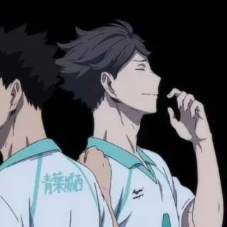 😂 be28a7a6 青葉城西 อนิเมะ, กีฬา, วอลเลย์บอล, เครื่องแบบ, ญี่ปุ่น, ทีม telegram sticker