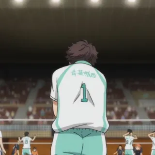 😞 e3dfb16c วอลเลย์บอล, อนิเมะ, กีฬา, ทีม, ตัวละคร telegram sticker
