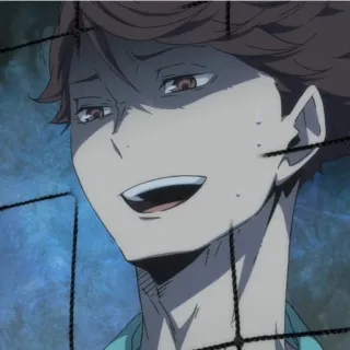 🙂 f95d6c3e Tooru Oikawa Haikyuu!! อนิเมะ, ไฮคิว!!, วอลเลย์บอล, โออิคาวะ, โทโอรุ, แฟนอาร์ต telegram sticker