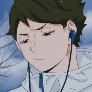 🍃 444f6b10 Tooru Oikawa Haikyuu!! Anime, Haikyuu, Oikawa, Tooru, Personnage telegram sticker