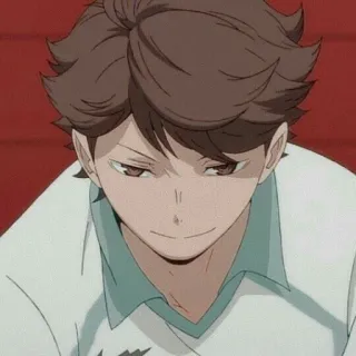 🍃 6e2f1218 Oikawa Tooru Haikyuu!! Anime, Haikyuu, Oikawa, Tooru, Volley-ball, Passeur telegram sticker