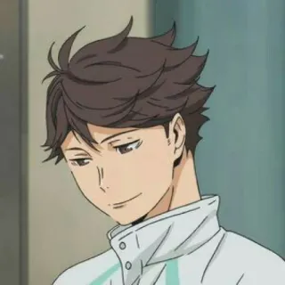 🍃 a5f94ddf Oikawa Tooru Haikyuu!! Anime, Haikyuu, Oikawa, Tooru, Personnage, Manga telegram sticker