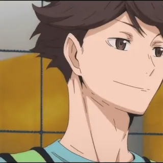 🏐 45cc69ab Oikawa Tooru Haikyuu!! anime, manga, character, haikyuu, oikawa tooru whatsapp sticker