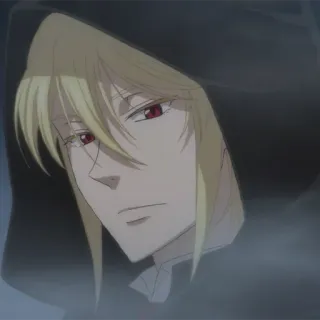 😉 0c38b0f7 William James Moriarty Moriarty the Patriot Anime, Moriarty, Charakter, Kapuze, Porträt, Blond telegram sticker