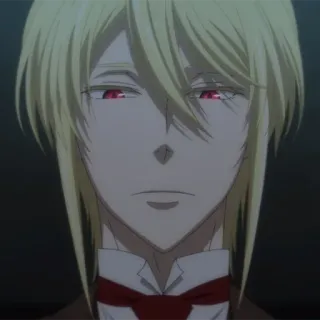 😉 d43f7b4e Professor James Moriarty Moriarty the Patriot Anime, Moriarty, James Moriarty, Moriarty the Patriot, Blond, Rote Augen telegram sticker