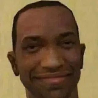 🌟 0bac8701 Carl Johnson Grand Theft Auto: San Andreas Видеоигра, Карл Джонсон, Grand Theft Auto, GTA, Персонаж, San Andreas telegram sticker