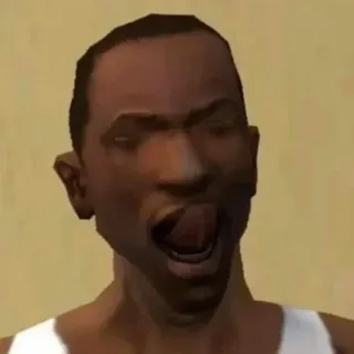 😋 47b8b81b CJ Grand Theft Auto: San Andreas CJ, Grand Theft Auto, San Andreas, Видеоигра, Carl Johnson, Персонаж, Игры telegram sticker