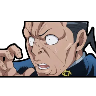 😨 402a2837 Anime, Reaktion, Schwitzen, Besorgt, Schockiert, Verwirrt whatsapp sticker