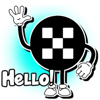 👋 05edfbe4 Hello!! halo, salam, ramah, kartun, lingkaran, melambai whatsapp sticker