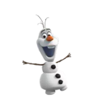 ⛄ 01369bf5 Olaf Frozen 奥拉夫, 雪人, 冰雪奇缘, 迪士尼, 卡通, 角色 telegram sticker