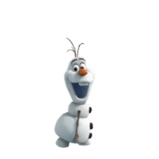 ⛄ 526de247 Olaf Frozen 奥拉夫, 冰雪奇缘, 雪人, 迪士尼 telegram sticker