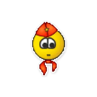 Old_Smiley @IMG2D whatsapp stickers