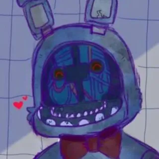 🌟 db62e2ff Bonnie Five Nights at Freddy's Animatronique, Jeu vidéo, Horreur, Robot, Bonnie telegram sticker
