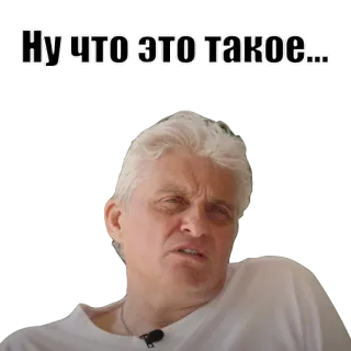 🤨 b98d06fb Ну что это такое... russe, citation, expression, question, confus telegram sticker