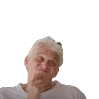 🤔 d4f0dd4c réflexion, confus, pensif, expression, douteux telegram sticker