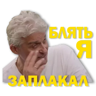 😭 fee615da БЛЯТЬ Я ЗАПЛАКАЛ russe, en colère, pleurant, offensant telegram sticker