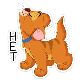 🙅‍♂️ ac16fb7d HET 猫, オレンジ, ステッカー, ペット, 動物, 家畜, 子猫 telegram sticker